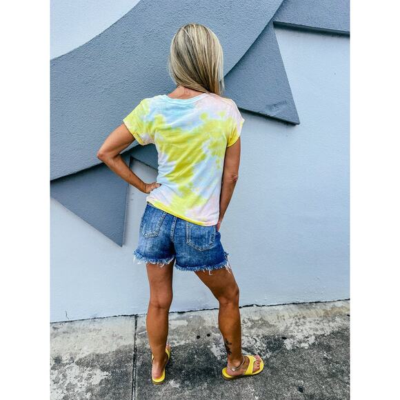 PROJECT KARMA TIE DYE HAVANA SHORT SLEEVE RETRO INSPIRED T-SHIRT NEW XL - Picture 3 of 7